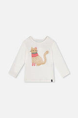 Organic Cotton Long Sleeve T-Shirt Off-White-0