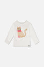 Organic Cotton Long Sleeve T-Shirt Off-White-0