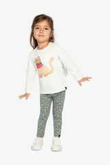 Organic Cotton Long Sleeve T-Shirt Off-White-1
