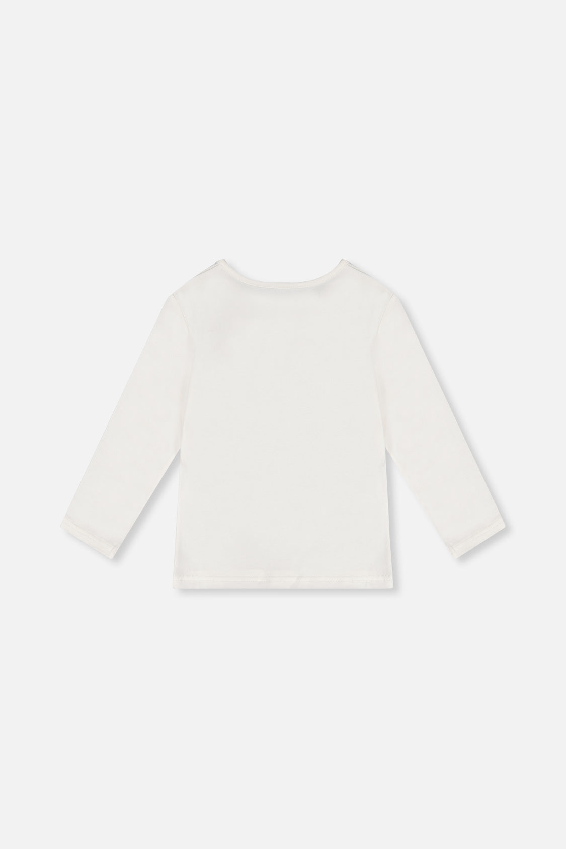 Organic Cotton Long Sleeve T-Shirt Off-White-3