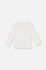 Organic Cotton Long Sleeve T-Shirt Off-White-3