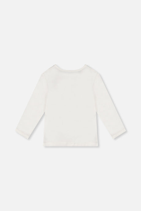 Organic Cotton Long Sleeve T-Shirt Off-White-3