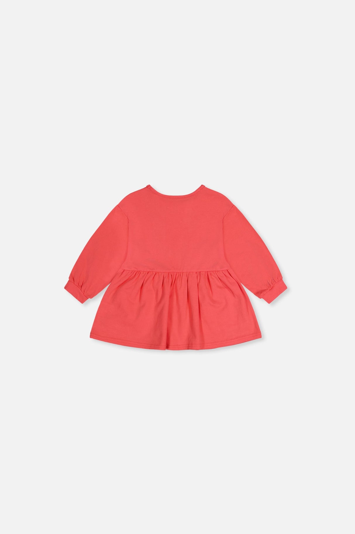 Baby Organic Cotton Tunic Coral Pink-1