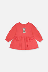 Organic Cotton Tunic Coral Pink-0