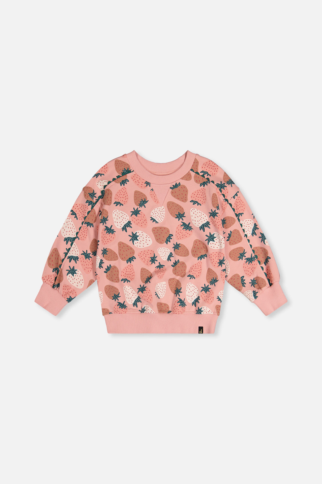 Sweatshirt Pink Strawberry Print-0