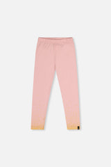 Organic Cotton Leggings Pale Dusty Pink-0