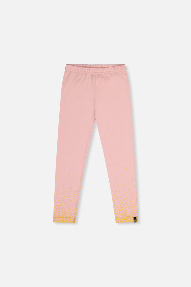 Organic Cotton Leggings Pale Dusty Pink-0