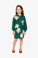 Knitted Skirt Jasper Printed Green-4