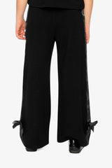Flare Legs Milano Pants Black-2