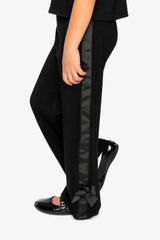 Flare Legs Milano Pants Black-4