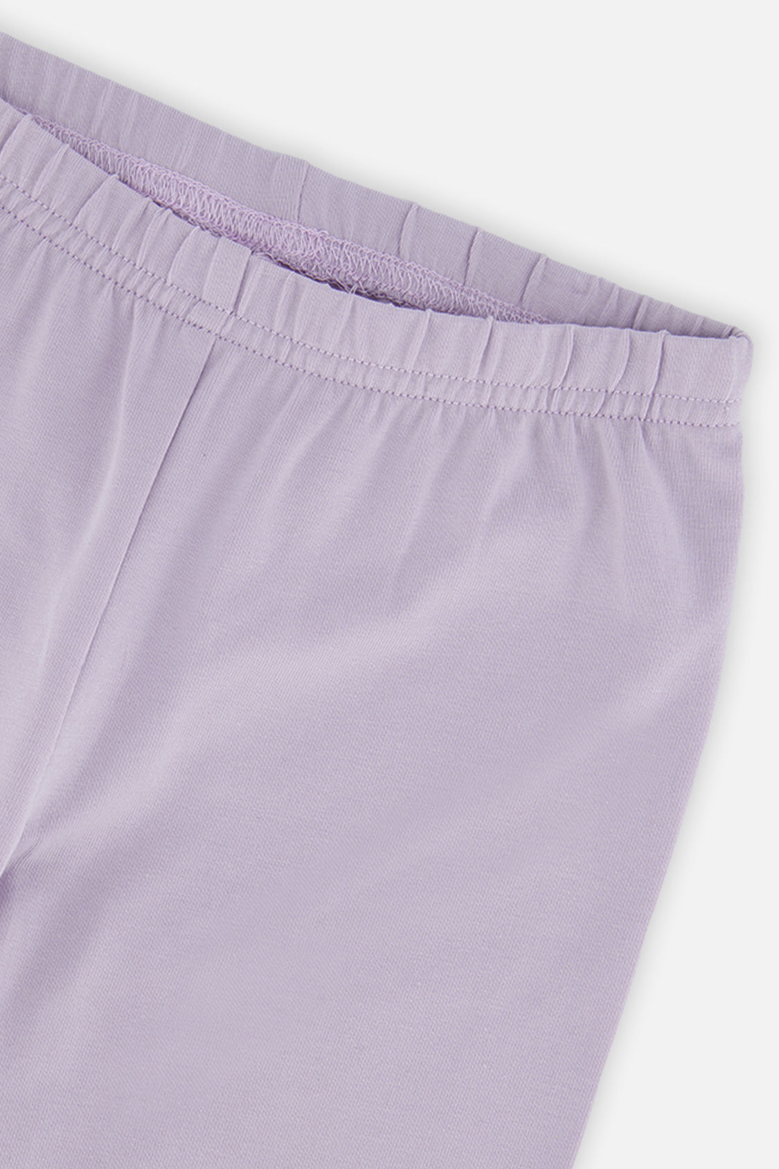 Deux par Deux girls' lavender organic cotton leggings, additional view