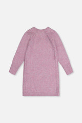 Poodle Knit Dress Lavender-4