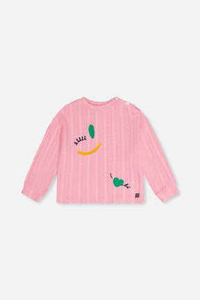 Knit Top Pink-0
