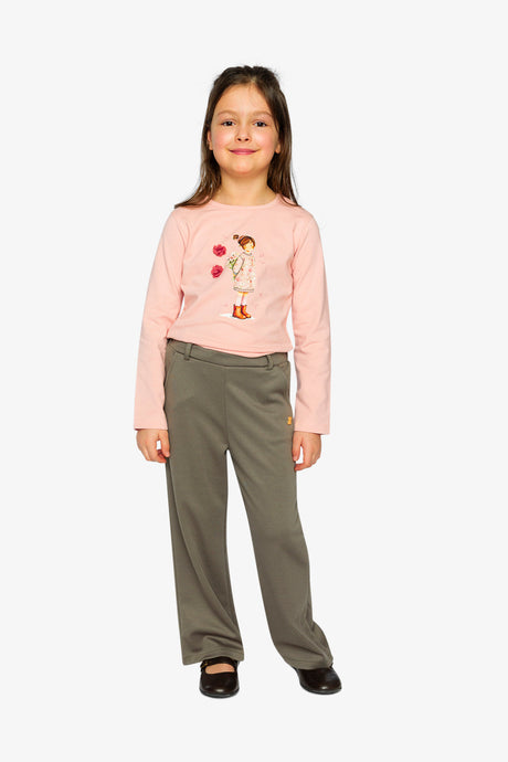Flare Pants Sage Green-4