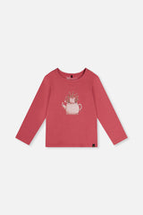 Organic Cotton Jersey T-Shirt Raspberry Pink-0