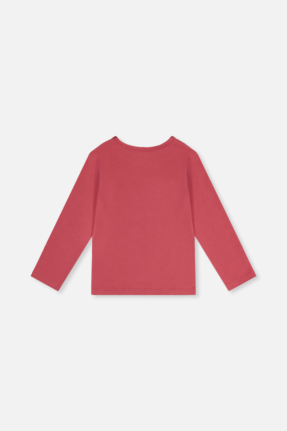 Deux par Deux Organic Cotton Jersey T-Shirt Raspberry Pink product image P2
