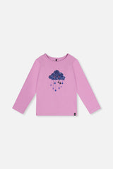 Organic Cotton Jersey T-Shirt Violet-0