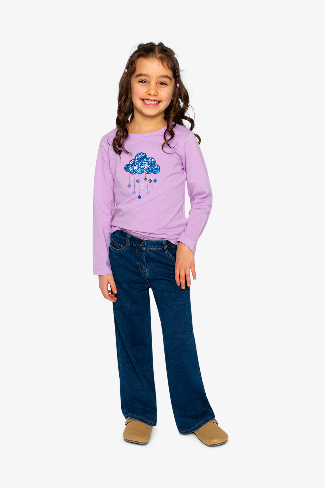 Organic Cotton Jersey T-Shirt Violet-4