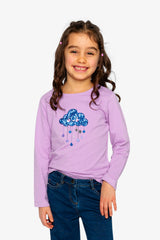 Organic Cotton Jersey T-Shirt Violet-1