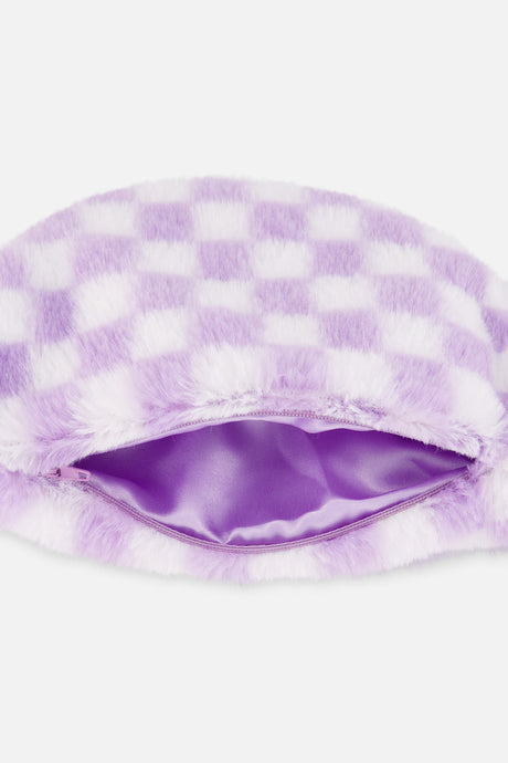 Fanny Bag Lilac And White Tiles-4