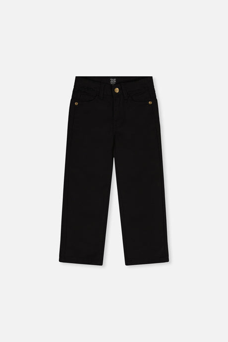 Stretch Denim Pants Black-0