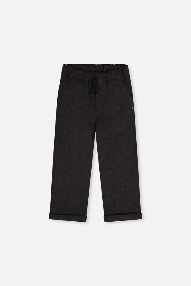 Stretch Twill Pants Black-0