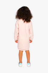 Sweatshirt Dress With Sequins Dusty Pink-3
