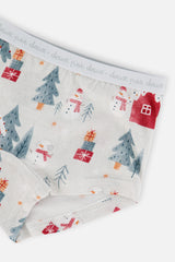 Boyshort Panty Pack Of 3 Holiday Prints-3