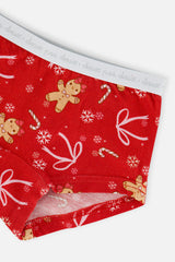 Boyshort Panty Pack Of 3 Holiday Prints-4