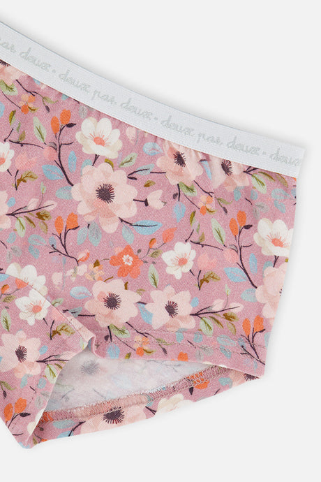 Boyshort Panty Pack Of 3 Feminine Prints-3