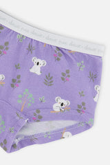 Boyshort Panty Pack Of 3 Pink Floral Prints-3