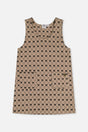 Jumper Beige Bow Tie Print-0