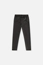 Faux Leather Leggings Black-0
