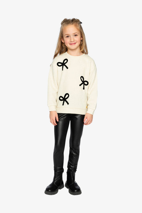 Faux Leather Leggings Black-4