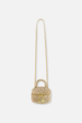 Faux Fur Small Bag Beige-0