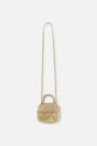 Faux Fur Small Bag Beige-0