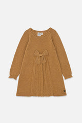 Knitted Dress Brown Cinnamon-0