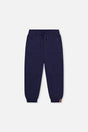 Fleece Sweatpants With Pockets Dark Blue-0