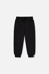 Fleece Sweatpants With Pockets Black-0
