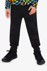 Fleece Sweatpants With Pockets Black-1