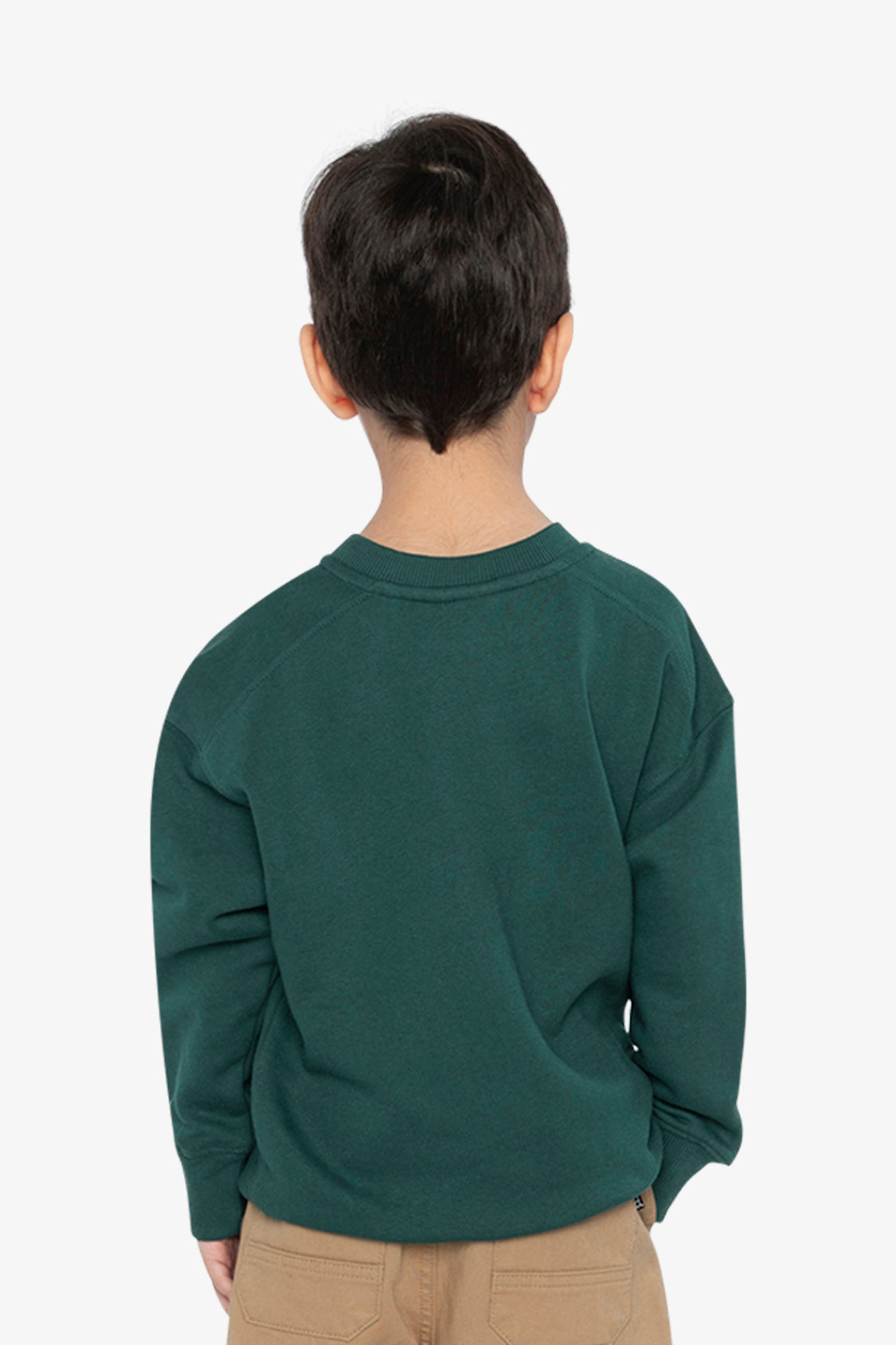 Fleece Sweatshirt Green Forest-3