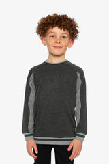 Flat Back Rib Sweatshirt Grey-1