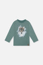 Long Sleeve T-Shirt Turquoise-0