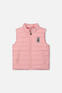 Sleeveless Quilted Mid-Season Vest Light Pink-0