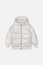 Winter Puffy Jacket White Glitter-0
