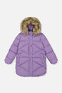 Long Winter Puffer Coat Violet-0