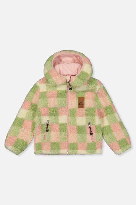 Baby Reversible Mid-Season Jacket Pale Dusty Pink-1