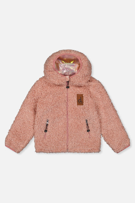Reversible Mid-Season Jacket Pink-4