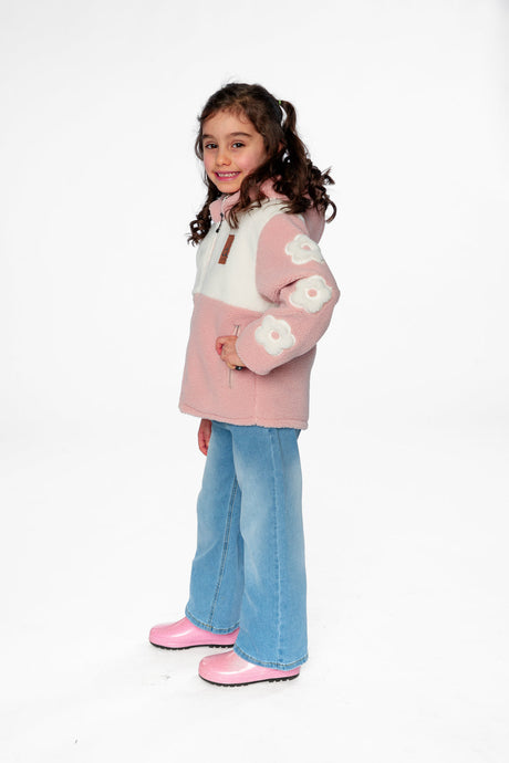 Reversible Mid-Season Jacket Pale Pink-2