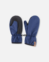 Mid-Season Mittens Navy Blue-0